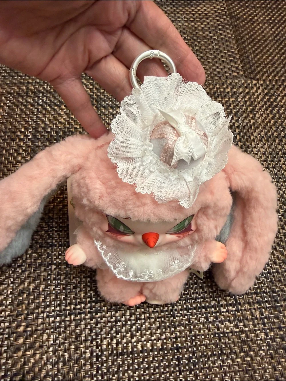 LETSVAN SiiNONO The Rich Girl Pink Bunny Vinyl Plush Blind Box Collectible